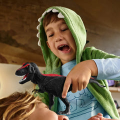 Schleich Midnight T-Rex detailed sculpt enhances storytelling and display in kids' collections.