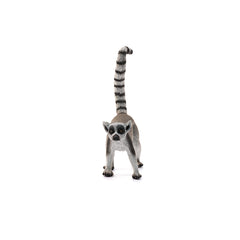 Close-up of Schleich Ring-Tailed Lemur showing detailed sculpting and color
