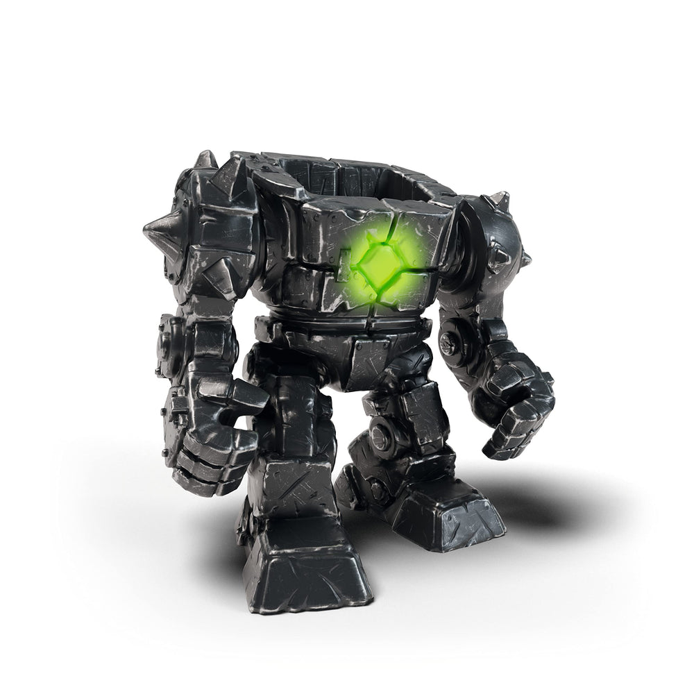 Schleich Shadow Stone Robot side view shows sturdy stance for action-packed scenes.