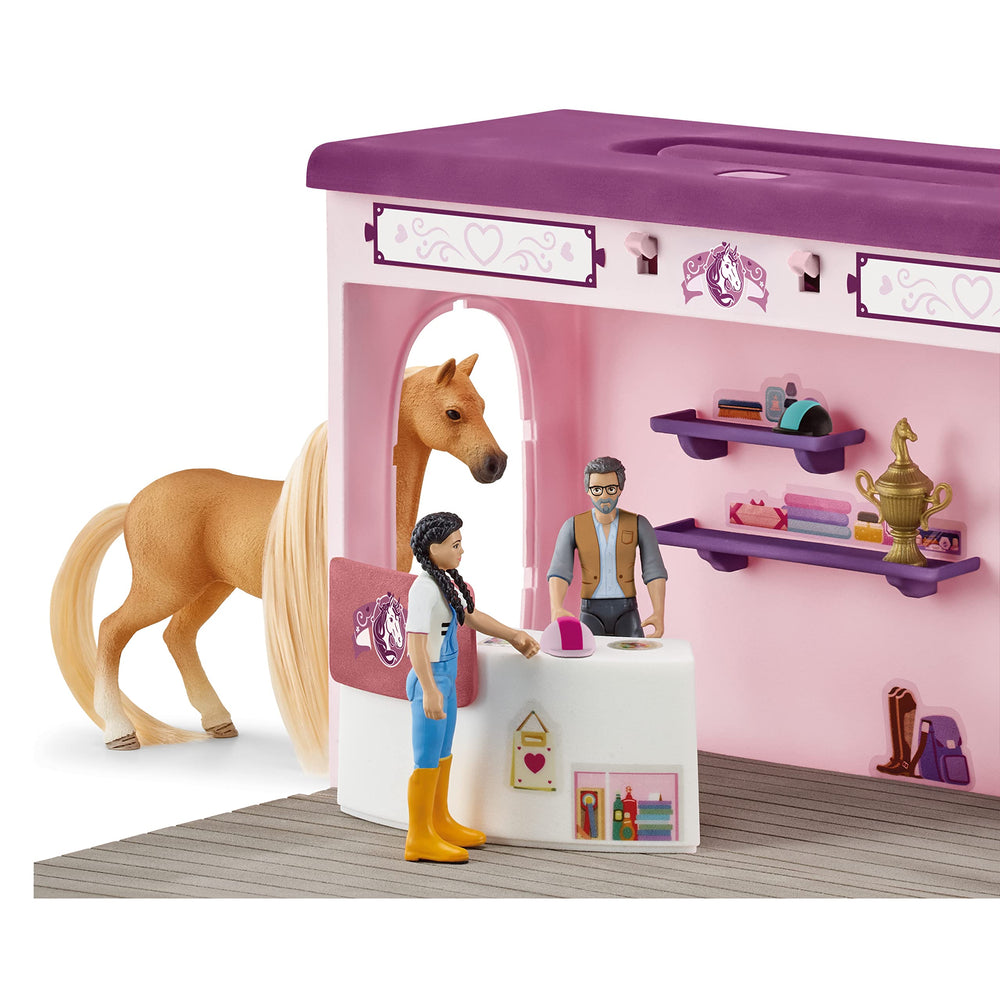 Schleich Sofia's Beauties horse blankets and gear add authentic detail.