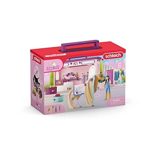 Schleich Sofia's Beauties Quarter Horse figure with brushable mane for styling.