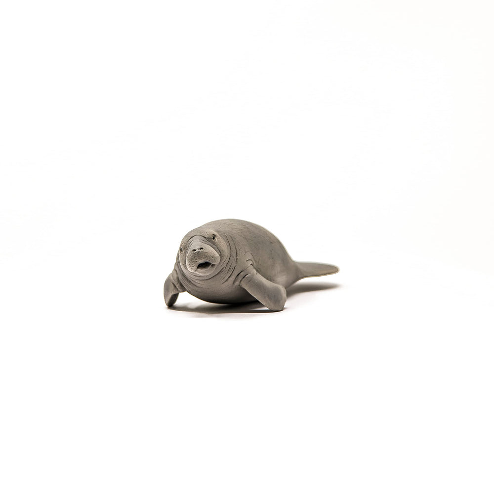 Schleich Wild Life manatee figurine playtime education supports curious exploration of marine habitats.