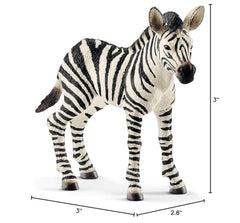 Schleich Zebra Foal offers durable, hands-on exploration of animals.