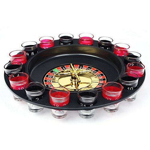 Schramm Evelots 16-shot glasses roulette set ideal for party games