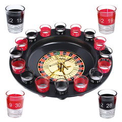 Schramm Evelots drinking shot roulette wheel for home parties and entertaining