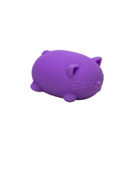 Schylling NeeDoh Cool Cats squeeze toy in green color for sensory play