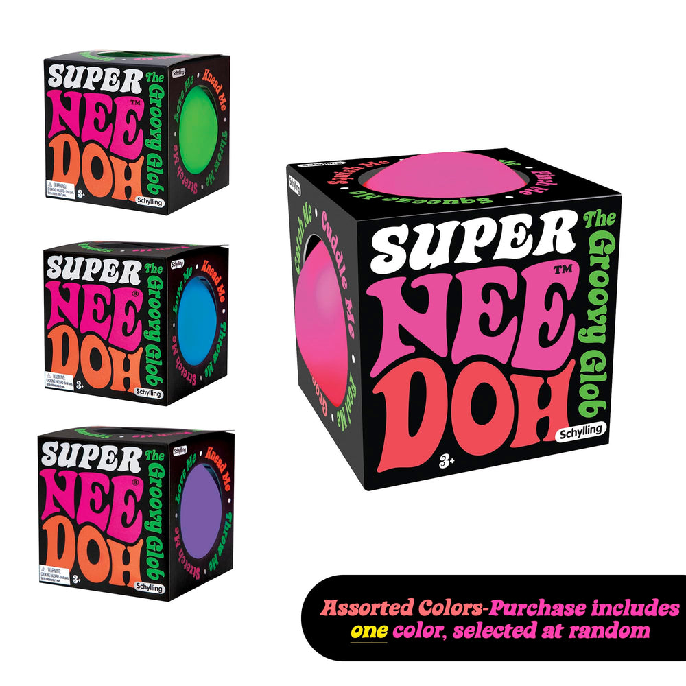Schylling Nee Doh giant stress ball in vibrant color for desk play