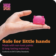 Retro Schylling NeeDoh Teenie Cool Cat designed for nostalgic sensory fun.