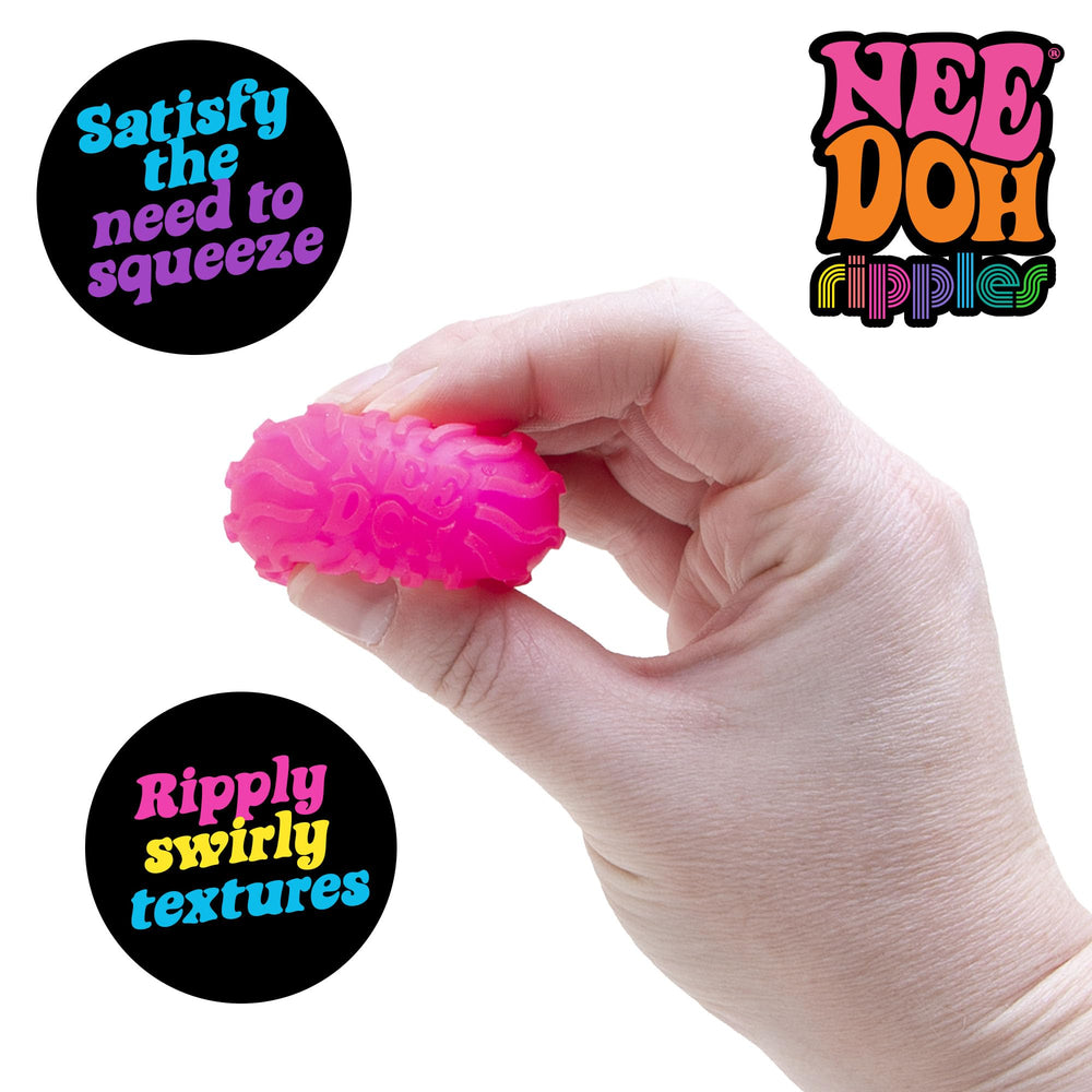Schylling NeeDoh Teenie Fab Four pack closeup image