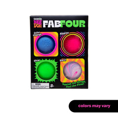 NeeDoh Teenie Fab Four ripples design ready for squeezable calm moments