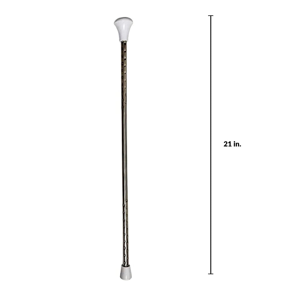 Schylling Twirling Baton purple and white ends enhance visual appeal during practice.
