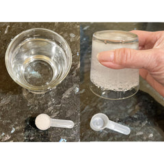 Science Gone Fun polymer beads in water illustrate rapid absorption for students.