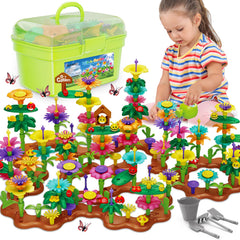 Scientoy Flower Garden bloom collection for imaginative play and fine motor practice.