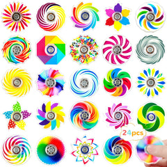 SCIONE mini rainbow fidget spinner in hand for focus and play