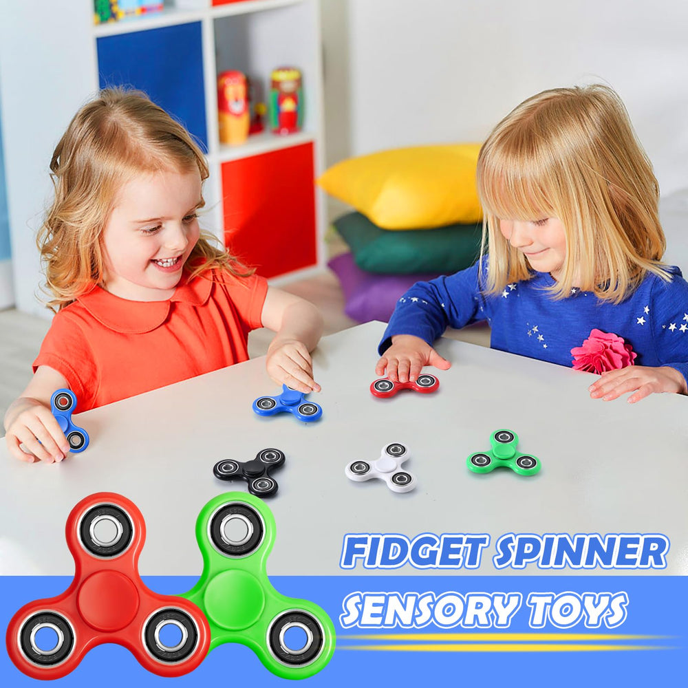 SCIONE fidget spinners white pack offers discreet sensory play and focus