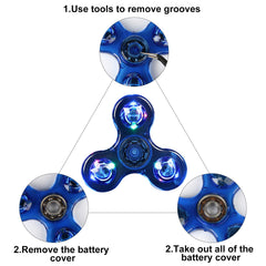Great gift idea: SCIONE LED fidget spinner, perfect for kids' celebrations or party favors.