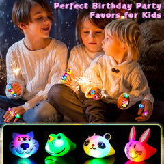 SCIONE light up rings ideal goodie bag fillers for events