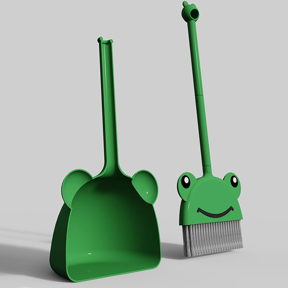 Toddler-friendly ergonomic handle of SCKTYZS cleaning set