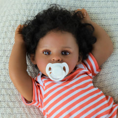SCOM reborn doll skin-tone painting enhances authentic newborn appearance.