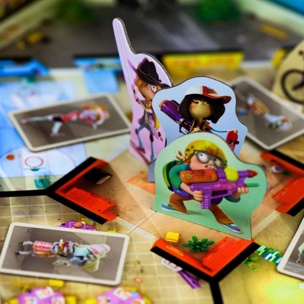 Scorpion Masqué rulebook with stickers marking progress and growth.