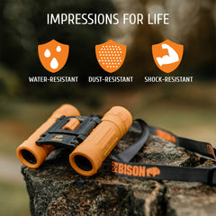 Scotar BeBison kids binoculars rubber exterior for durable outdoor use