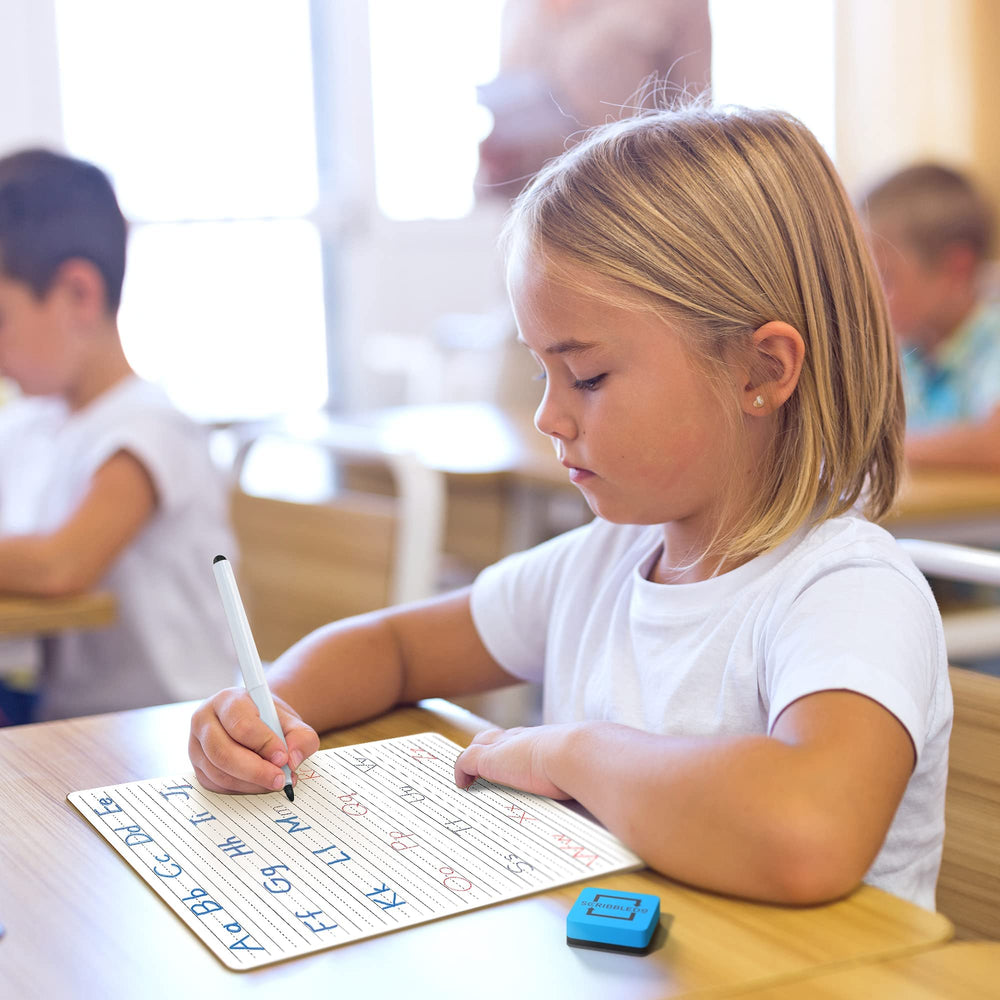 Scribbledo dry erase board back side with numbers for early numeracy practice