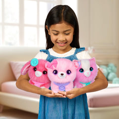 SCRUFFALUVS pink and blue variants suit different rooms.