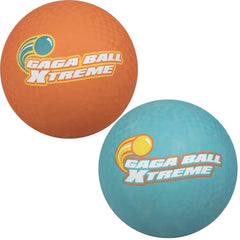 SCS Direct Gaga Ball blue 8.5-inch ball for outdoor play.