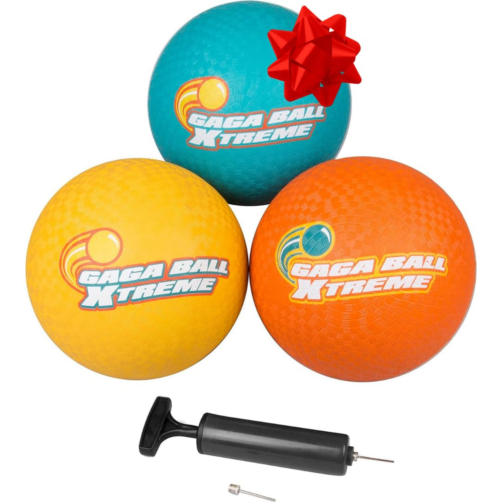 SCS Direct Gaga Ball durable rubber construction stands up to active play.