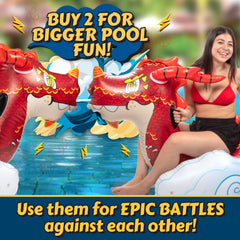 SCS Direct Giant Dragon float made from heavy-duty PVC.