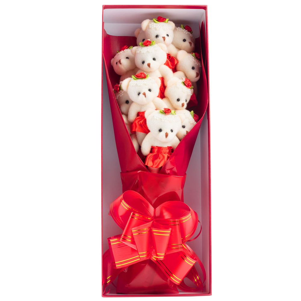 SCS Direct versatile bear bouquet for anniversaries and birthdays.