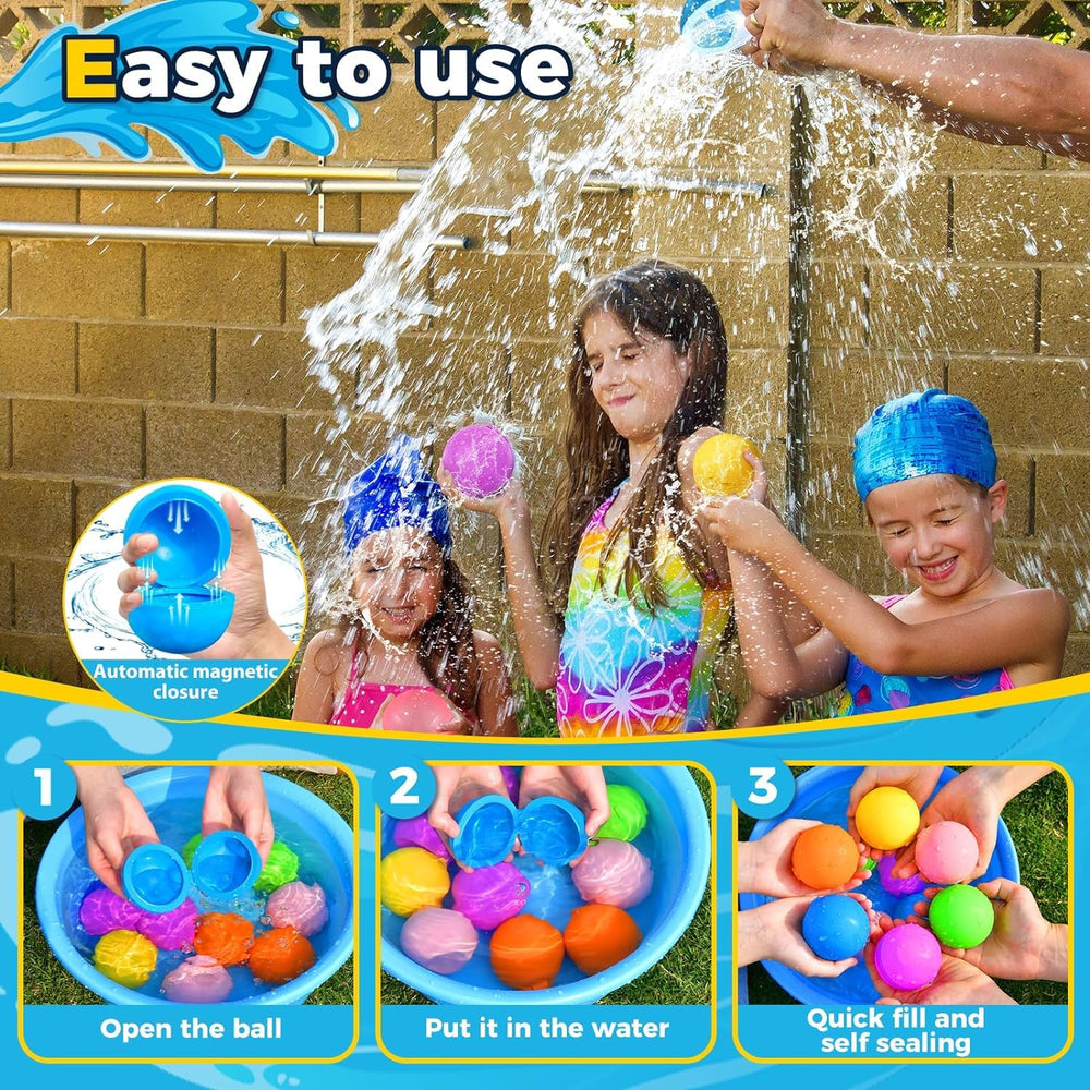 SCUATANBE soft silica gel balloons are kid-friendly for safe play