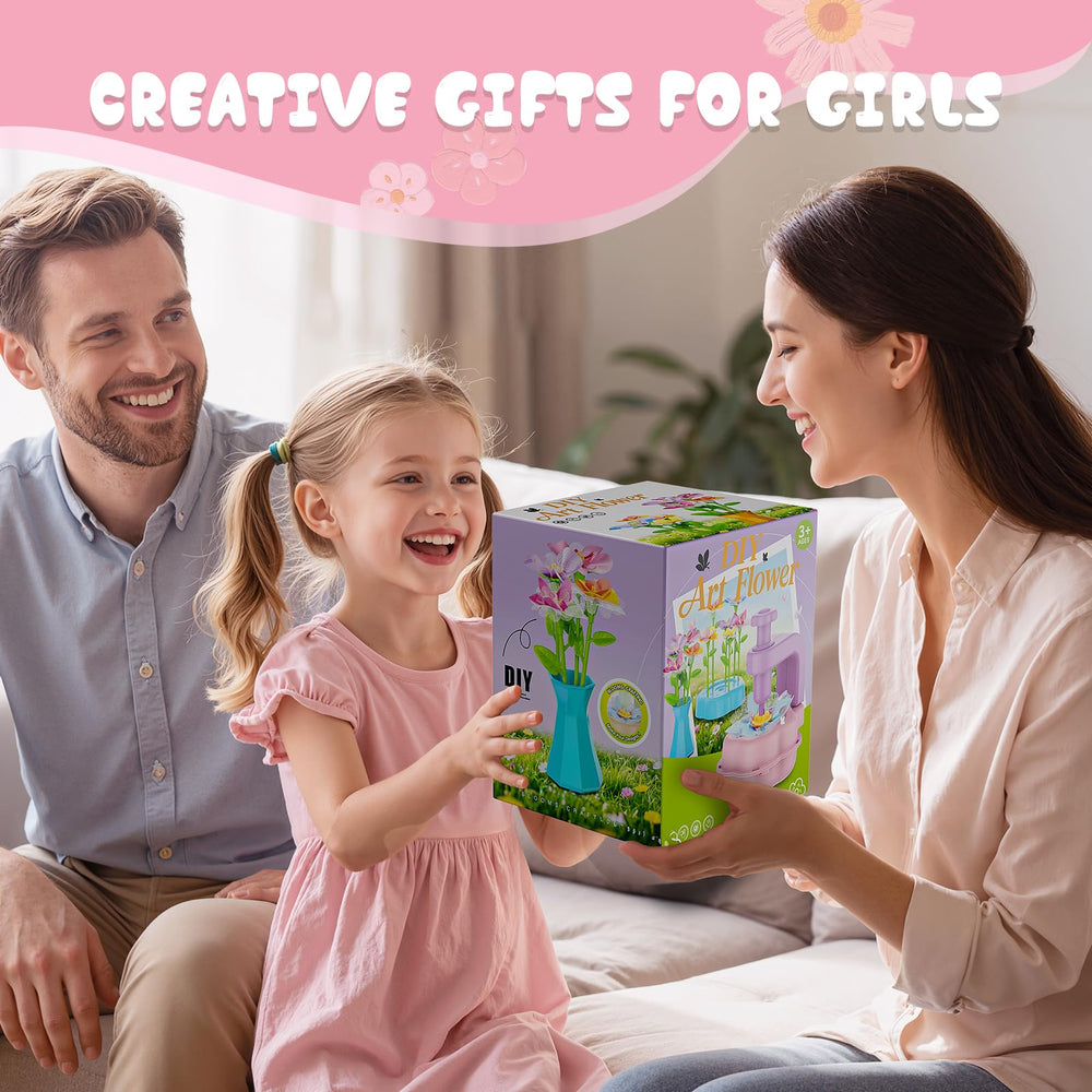 Scvcid bouquet craft set makes a thoughtful gift for young makers.