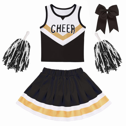 SCYPRUTH toddler cheer uniform top offers lightweight comfort for active practice.