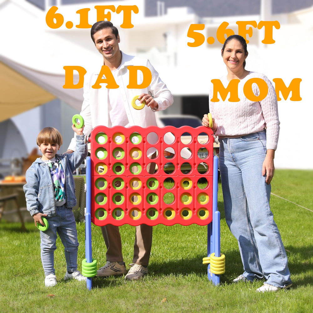 SDADI Jumbo 4-in-a-Row family night with colorful oversized pieces