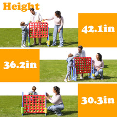 SDADI Jumbo 4-in-a-Row kids and adults playing together in a yard
