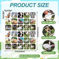 Seajan farm animal stickers pig: cute party favors and crafts.