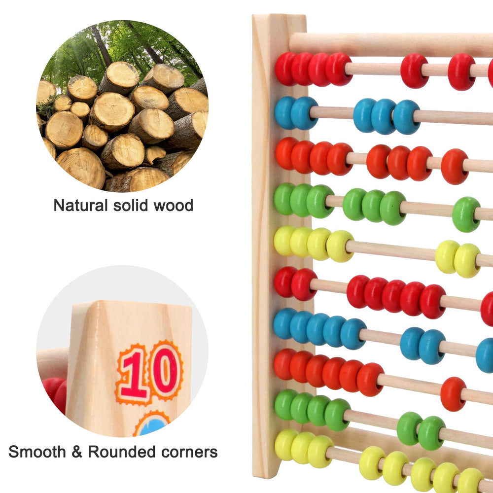Sealive colorful beads encourage counting exploration and number sense during play.