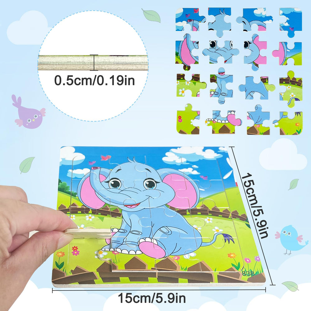 Sealive hand-eye-coordination wood puzzle supports early learning during playtime.