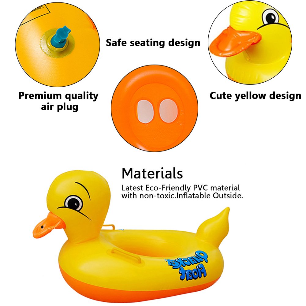Sealive duck float inflated to 80-90% for safety and control.