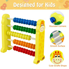 Sealive pine wood abacus with smooth edges for safe, durable play.