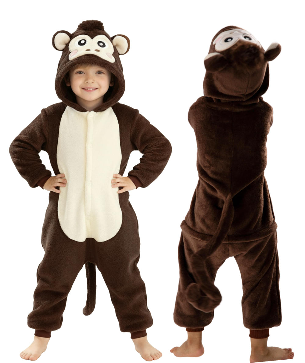 Seawhisper monkey costume head with 3D detail for playful cosplay