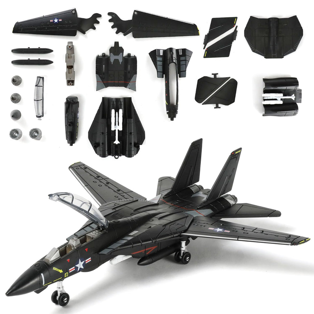 SEBUNAS F-14 Tomcat model assembled view for desk display