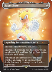 Secret Lair limited release card art foil showcasing vibrant rainbow foil finish for display