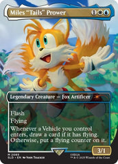 Secret Lair Dr. Eggman card foil with chaotic theme for MTG fans and display