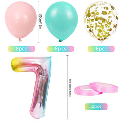 SEDECIDE foil balloons with stars and hearts for dreamy decor.