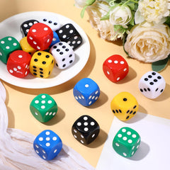 Seenelling dice in rolling action for casino night fun