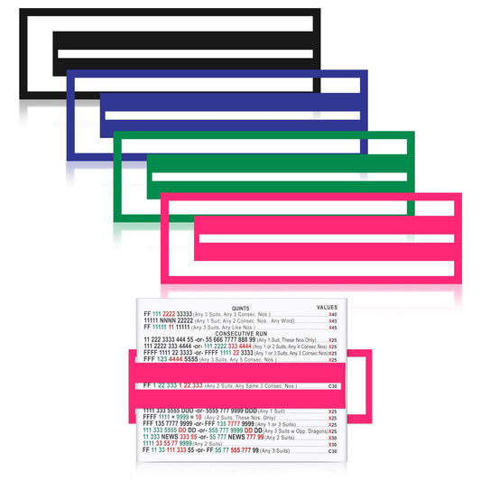 Seenelling Mahjong line reader clip blue securely guides tile alignment for accurate reads.
