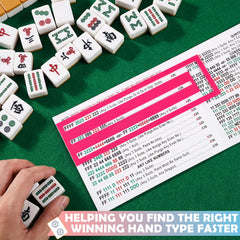 Seenelling Mahjong line reader clip in use demonstrates quick setup during game nights.