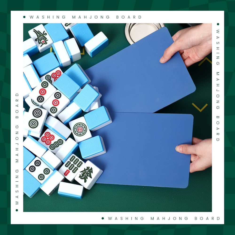 Seenelling space-saving mahjong accessories kept neatly for quick setup